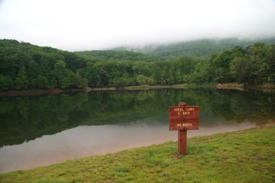 The Lake at Cacapon State Park.