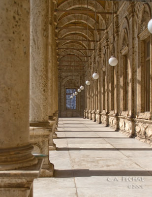 Arcade surrounding the Courtyard of the Mosque