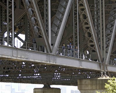 Harbour Bridge, Climbers leaving-011609-Sydney, Australia-#0001.jpg