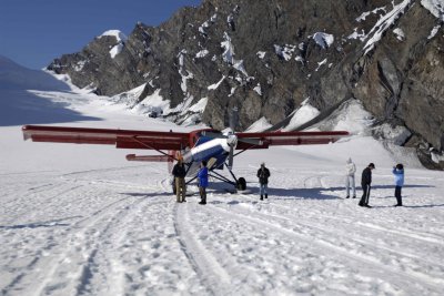 Peg, Pilot, Turbo Otter Ski Plane, Ruth Glacier-070309-Denali National Park, AK-#0345.jpg