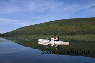 Kayaking on Labrador Hollow Pond