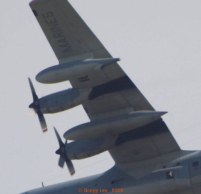 Marine Corps C-130  #2  wing detail