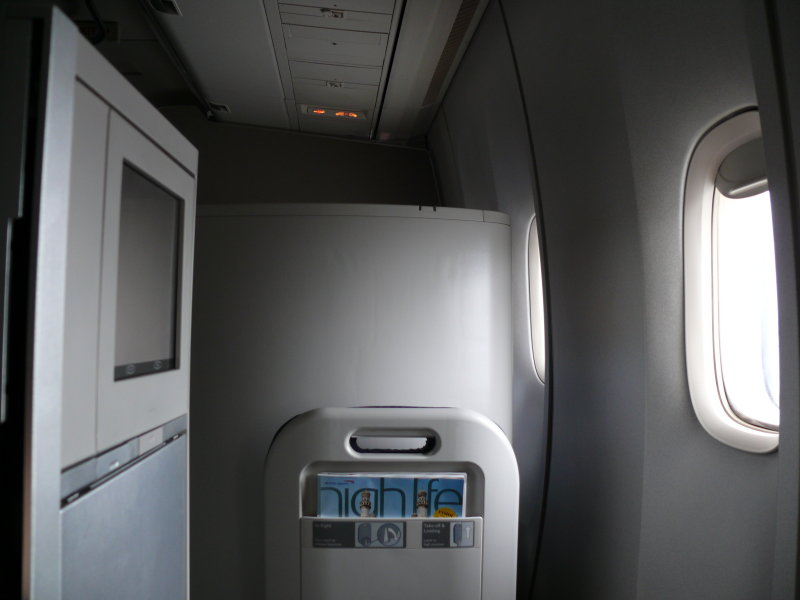 A very comfortable space in Club World on BA