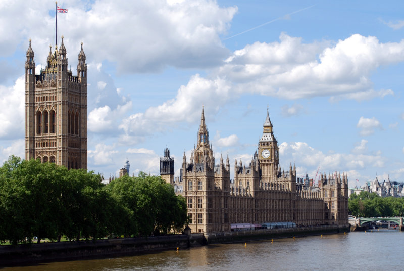 Victoria Tower, Big Ben and the Houses of  Parliament