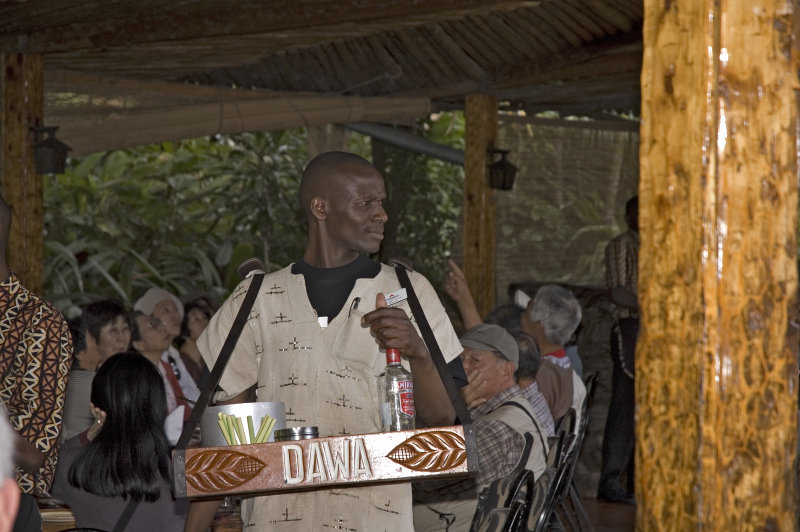 Dawa (medicine) - its actually vodka and spices - is their special drink
