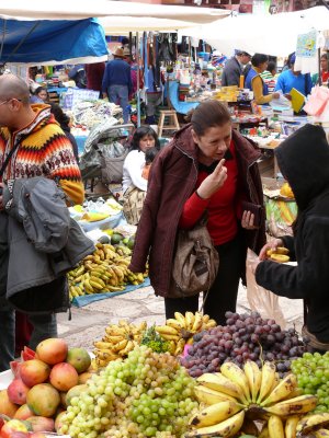 Bargaining for the local produce