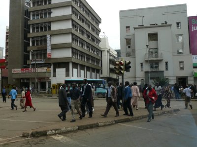 P98 - The streets in Nairobi are always busy