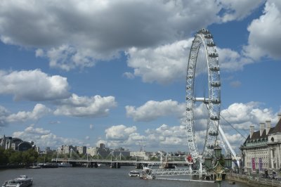 The River Thames and the London Eye