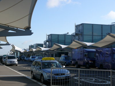 The arrivals entrance to T5