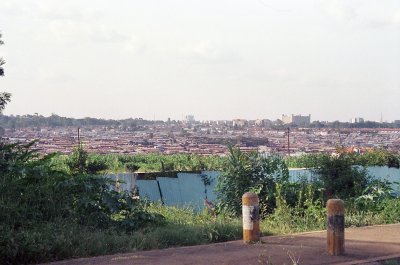 Kibera Soweta slums in the center of Nairobi
