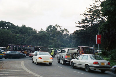 Always lots of traffic on the Nairobi streets