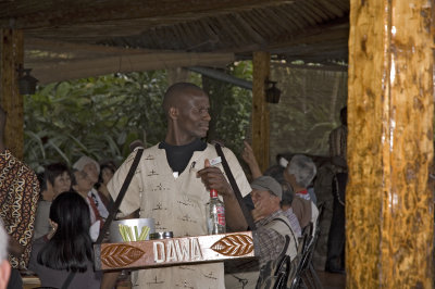 Dawa (medicine) - it's actually vodka and spices - is their special drink