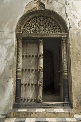 Ornate Arabic doorways are all over Stone Town.  This is the entrance to Tipu Tipu's house