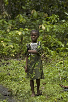 This girl appeared from nowhere in this forest!