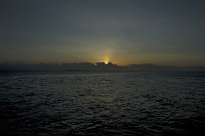 Zanzibar sunset over the Indian Ocean