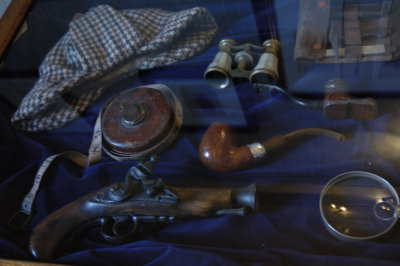 Sherlock's pipe collection , I think Jim owns more than him!