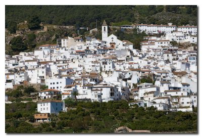 White town Casarabonela, Malaga