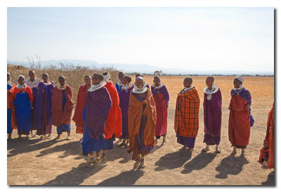Mujeres del pueblo Masai  -  Women of the Maasai tribe