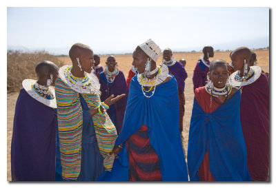 Mujeres del pueblo Masai  -  Women of the Maasai tribe