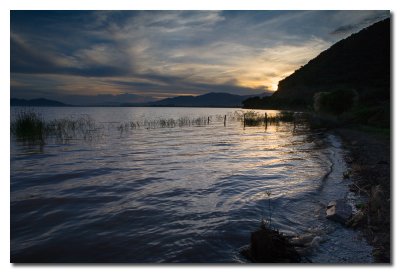 Atardecer en el lago Chamo  -  Sunset in Chamo lake
