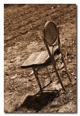 La silla en el huerto - The chair