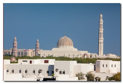 Gran Mezquita del Sultan Qaboos en Muscate - Sultan Qaboos Gran Mosque in Muscat