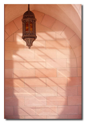 Lampara en La Gran Mezquita del Sultan Qaboos -  Lamp in Sultan Qaboos Gran Mosque