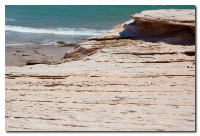 Rocas en la playa de Qihayd - Rocks on the Qihayd beach