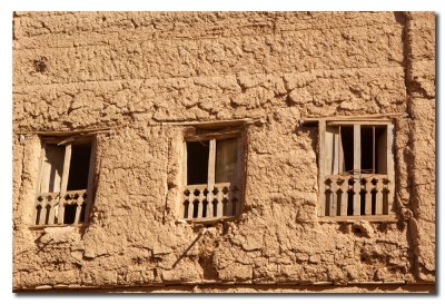 Casas de adobe en Al Hamra - Adobe houses in Al Hamra