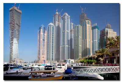 Edificios alrededor de la Marina de Dubai - Buildings near the Dubai Marina