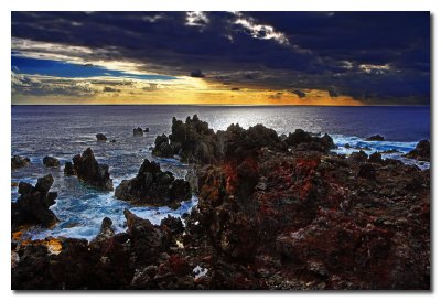 Atardecer en la costa - Dusk in the coast