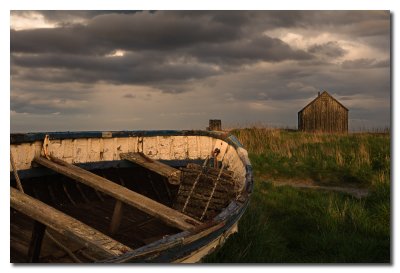 Barca abandonada - Derelict boat