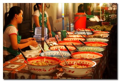 Comida rapida Laosiana  -  Laotien Fast Food