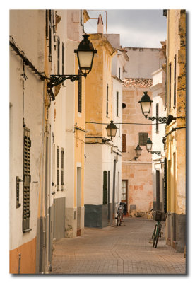 Calle en Menorca  -  Street in Menorca