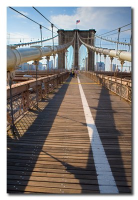 Tarde en el Puente Brooklyn - Afternoon on the Brooklyn Bridge