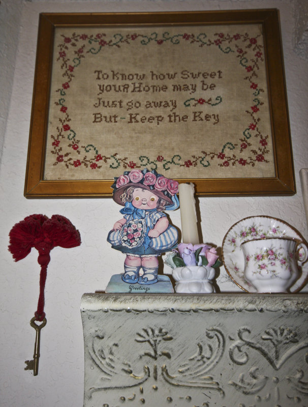 To know how sweet your home may be, just go away but - keep the key.