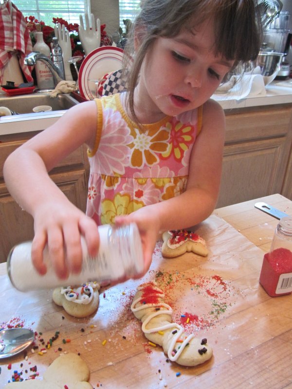 Lala... can we make butterfly cookies?