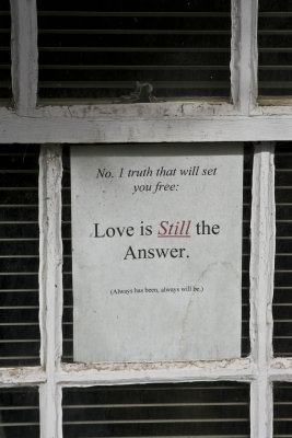 Love is still the answer....