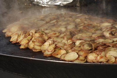 Mmm, mmm, mmm... you can smell those potatoes cooking a mile away!