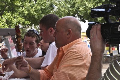 Andrew Zimmern visits the Texas State Fair...