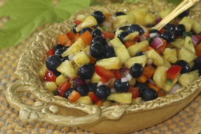 Zesty  Blueberry and Pineapple Medley