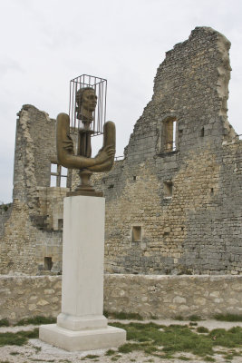 Castle ruins of the Marquis de Sade in LaCoste