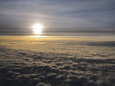 From high above the clouds...