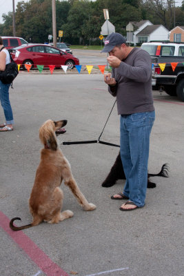 WOOF! WOOF!  Chili please...