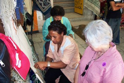 Weaving a Rug