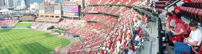 Panorama View from Busch Stadium