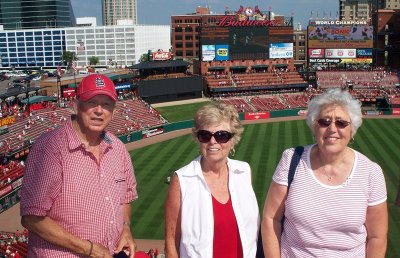 A Cardinal Baseball Game at Busch Stadium