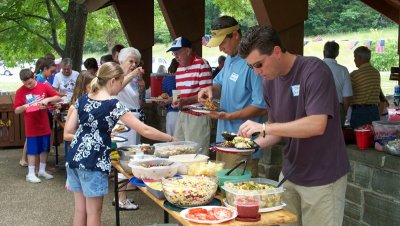 Chowing Down at the Reunion