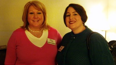 Kristy and Karen at the Choir Retreat