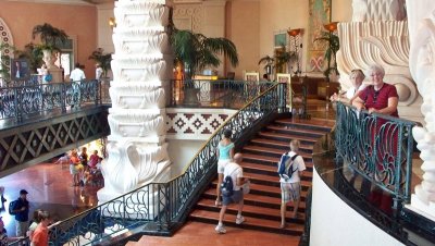 The Lobby of the Atlantis Hotel